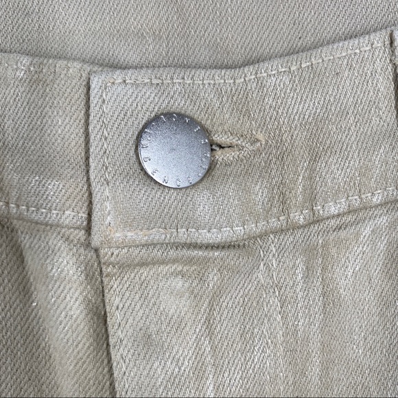 L'Agence Coated Sada High Rise Cropped Raw Hem Jeans (25) - Picture 9 of 10